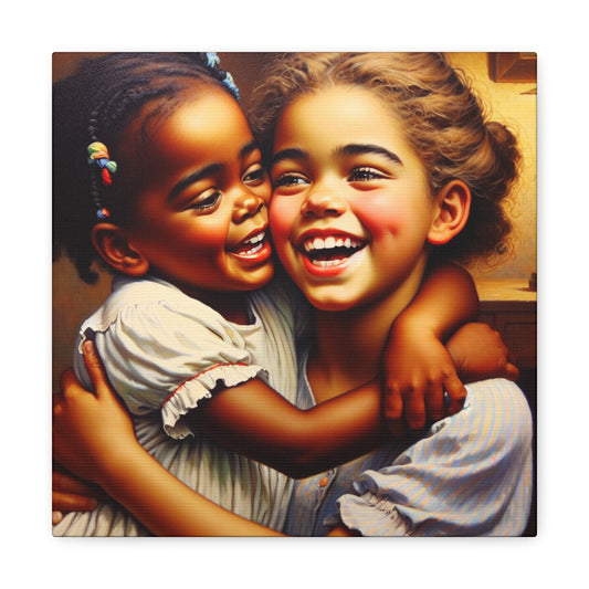 "Sisters of Love: Embrace" - Canvas - Authentic4Us