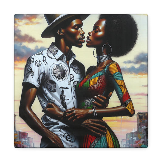 "Soulful Embrace: Cultural Connection" - Canvas - Authentic4Us