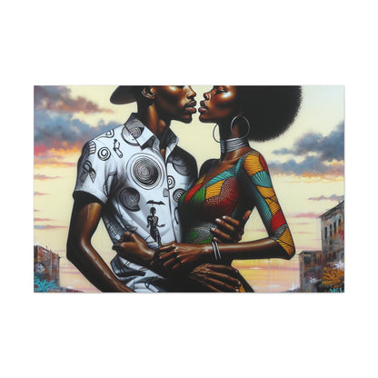 "Soulful Embrace: Cultural Connection" - Canvas - Authentic4Us