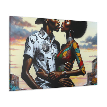 "Soulful Embrace: Cultural Connection" - Canvas - Authentic4Us