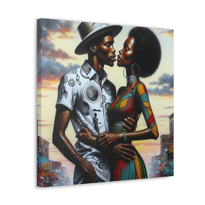 "Soulful Embrace: Cultural Connection" - Canvas - Authentic4Us