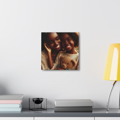 "Sunlit Affection: A Digital Portrait" - Canvas - Authentic4Us