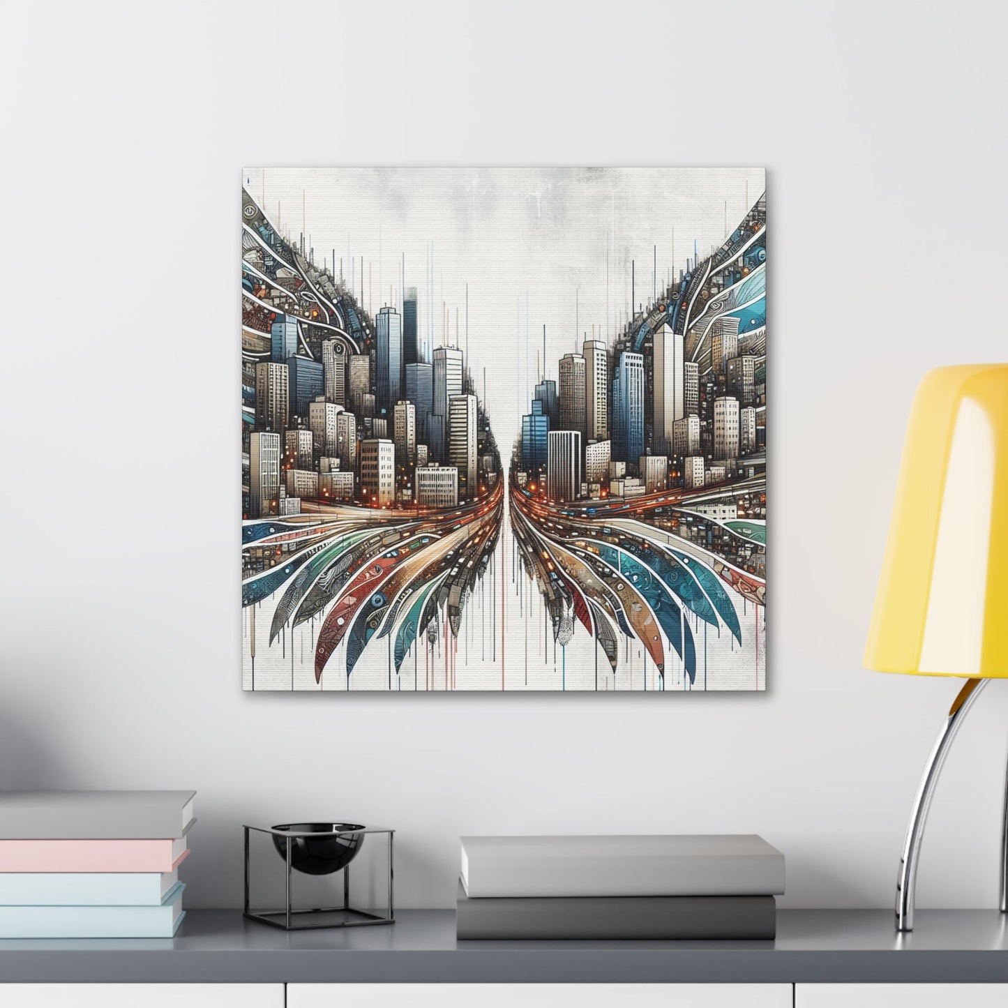 "Surreal City Symphony" - Canvas - Authentic4Us