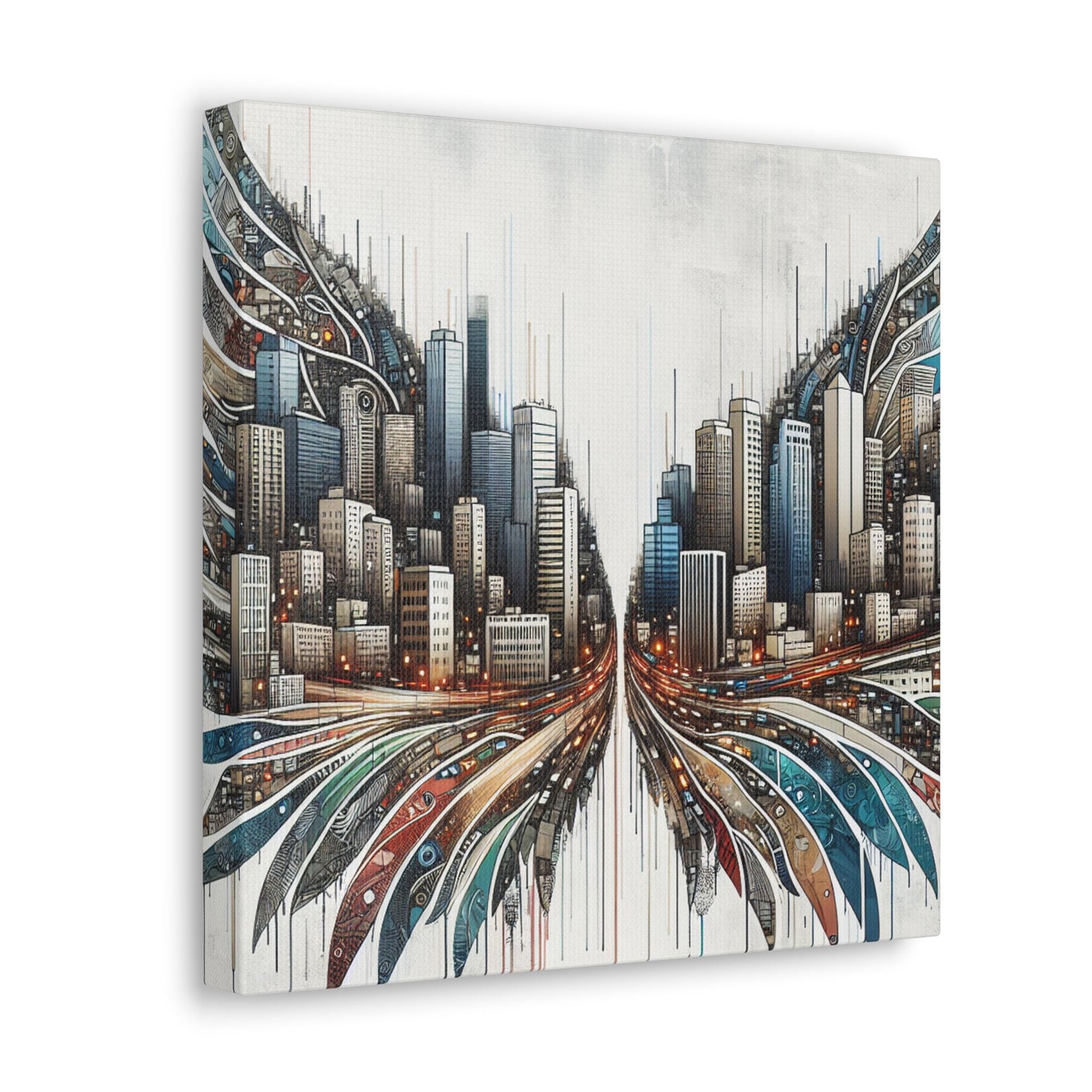 "Surreal City Symphony" - Canvas - Authentic4Us