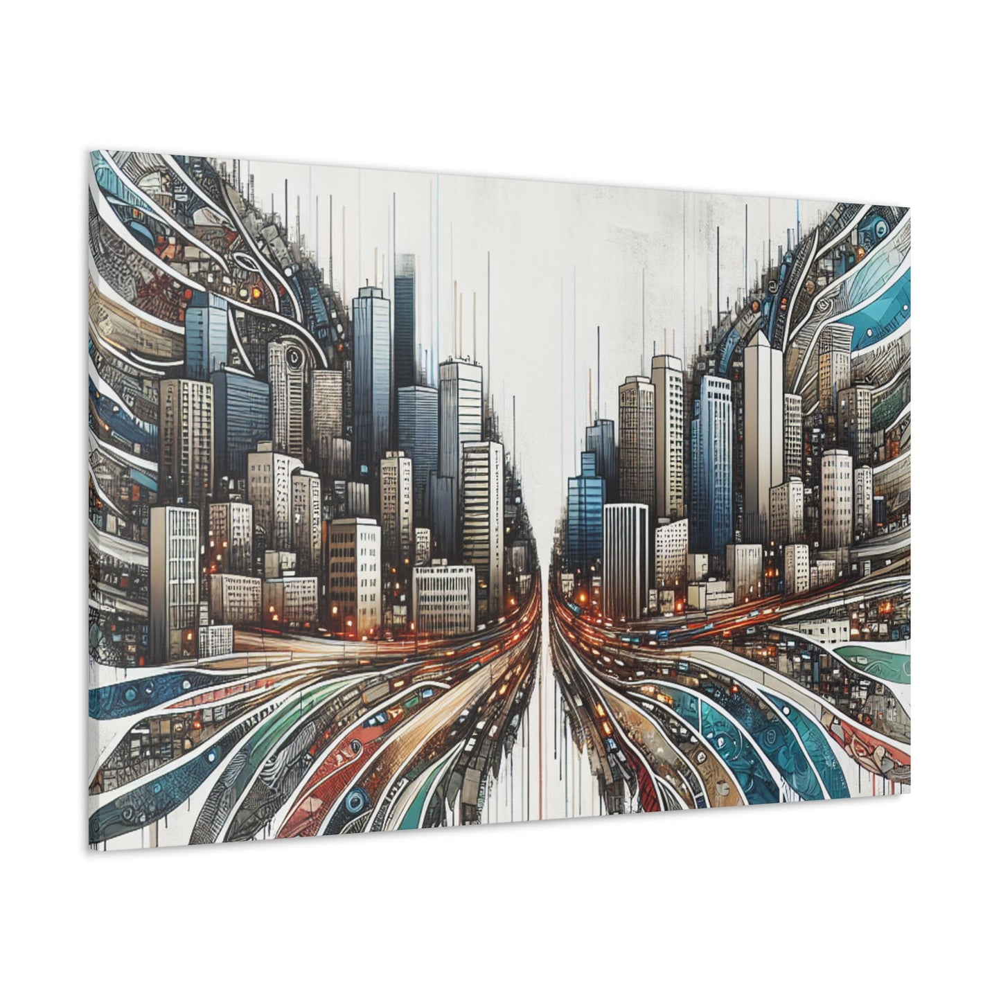 "Surreal City Symphony" - Canvas - Authentic4Us