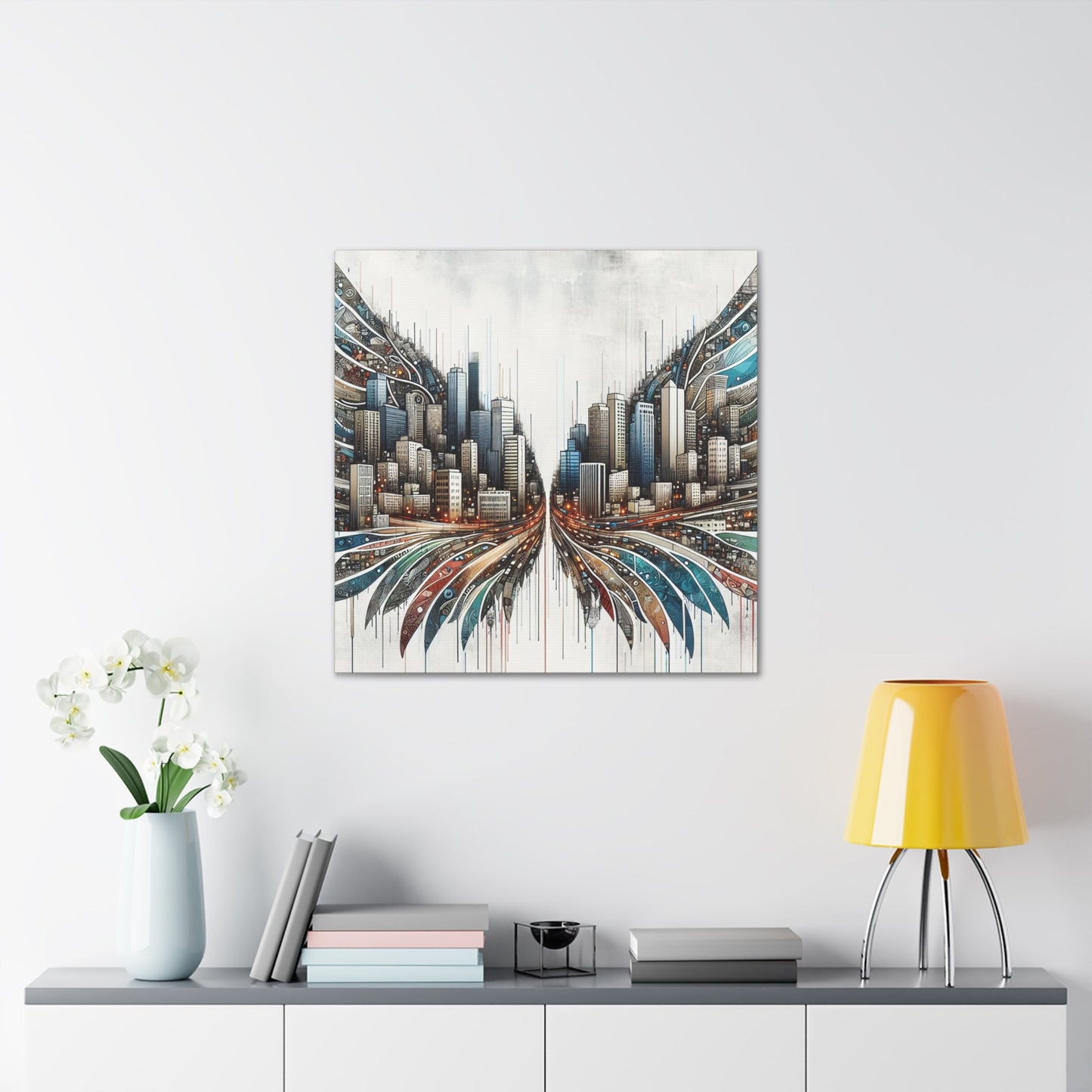 "Surreal City Symphony" - Canvas - Authentic4Us