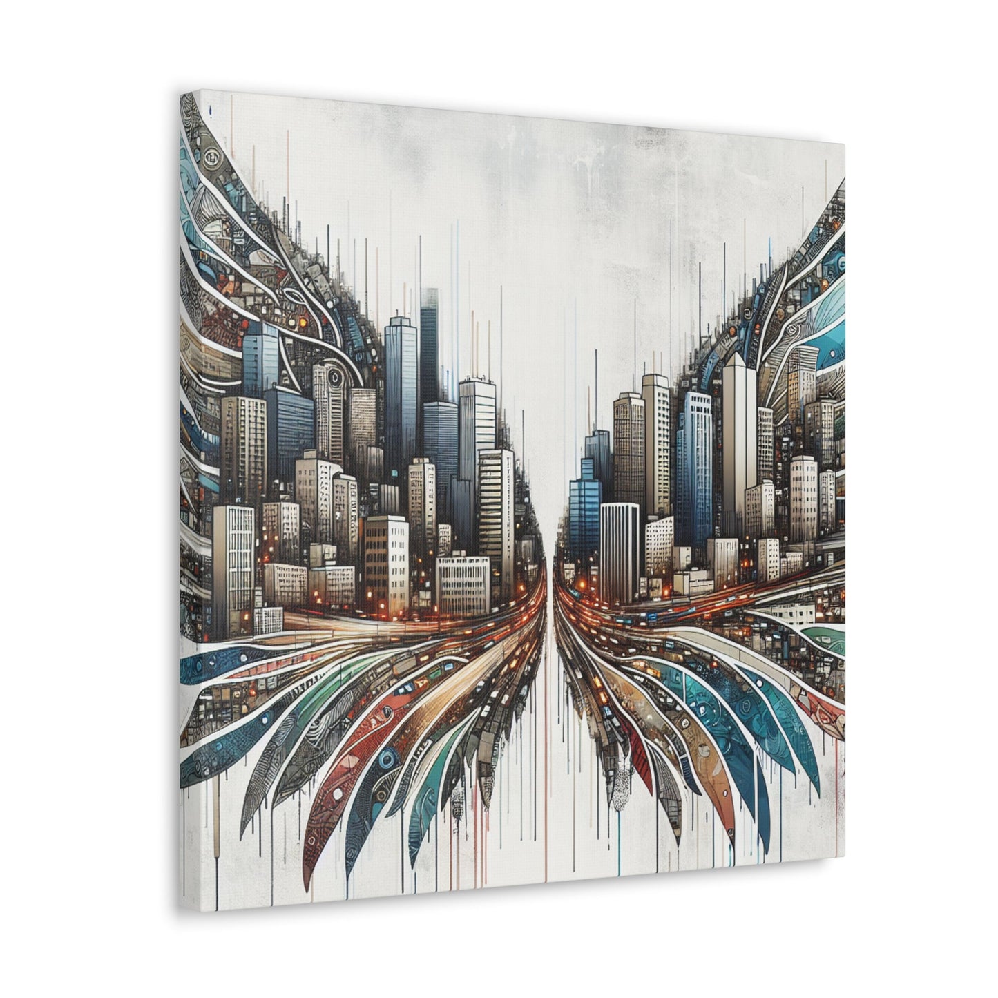 "Surreal City Symphony" - Canvas - Authentic4Us