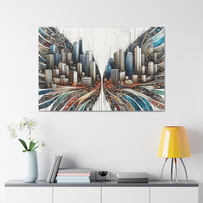 "Surreal City Symphony" - Canvas - Authentic4Us