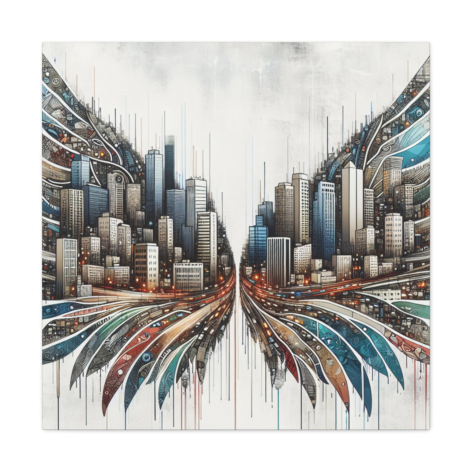 "Surreal City Symphony" - Canvas - Authentic4Us