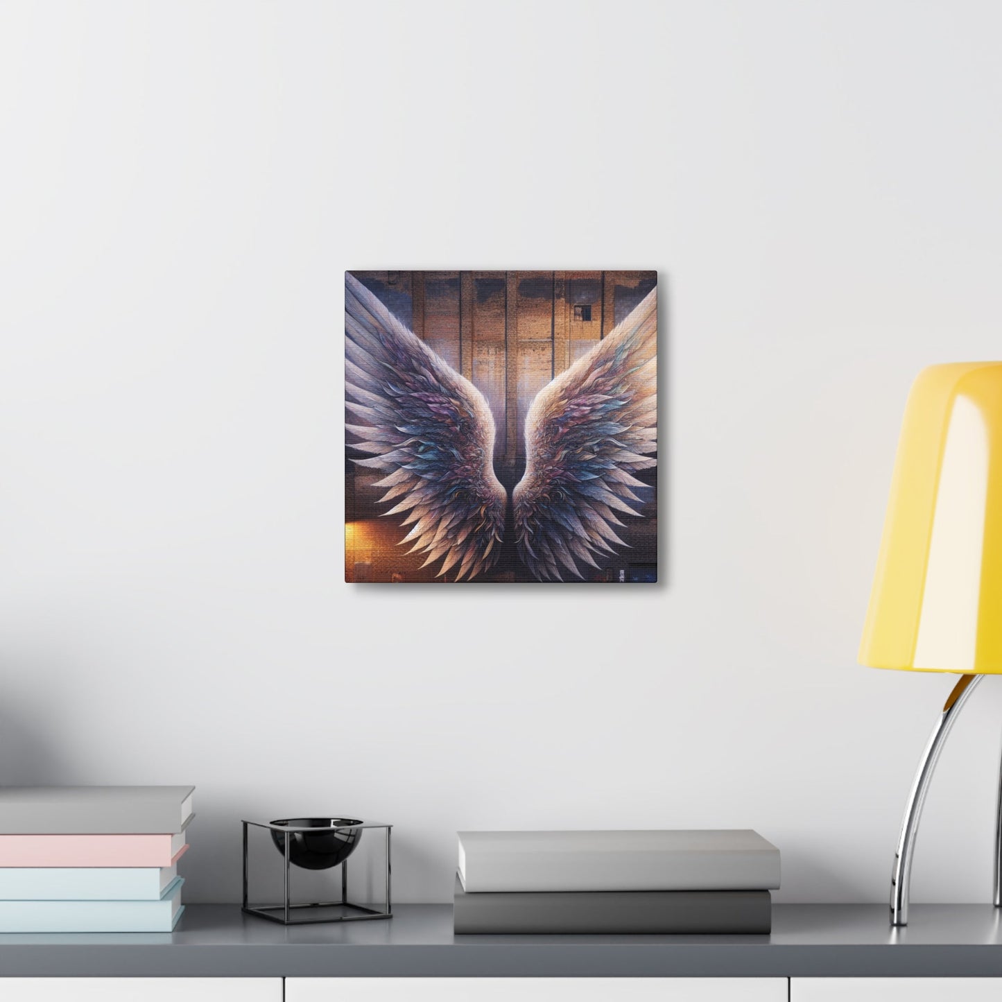 "Symphonic Wings on Urban Canvas" - Canvas - Authentic4Us