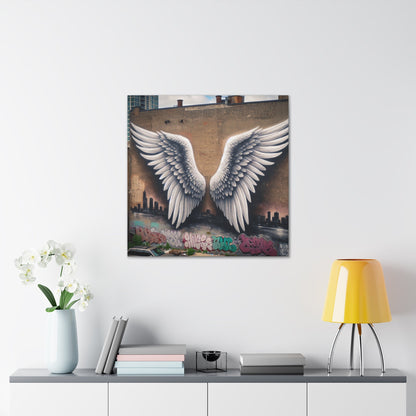 "Symphonic Wings: Urban Harmony" - Canvas - Authentic4Us