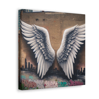 "Symphonic Wings: Urban Harmony" - Canvas - Authentic4Us