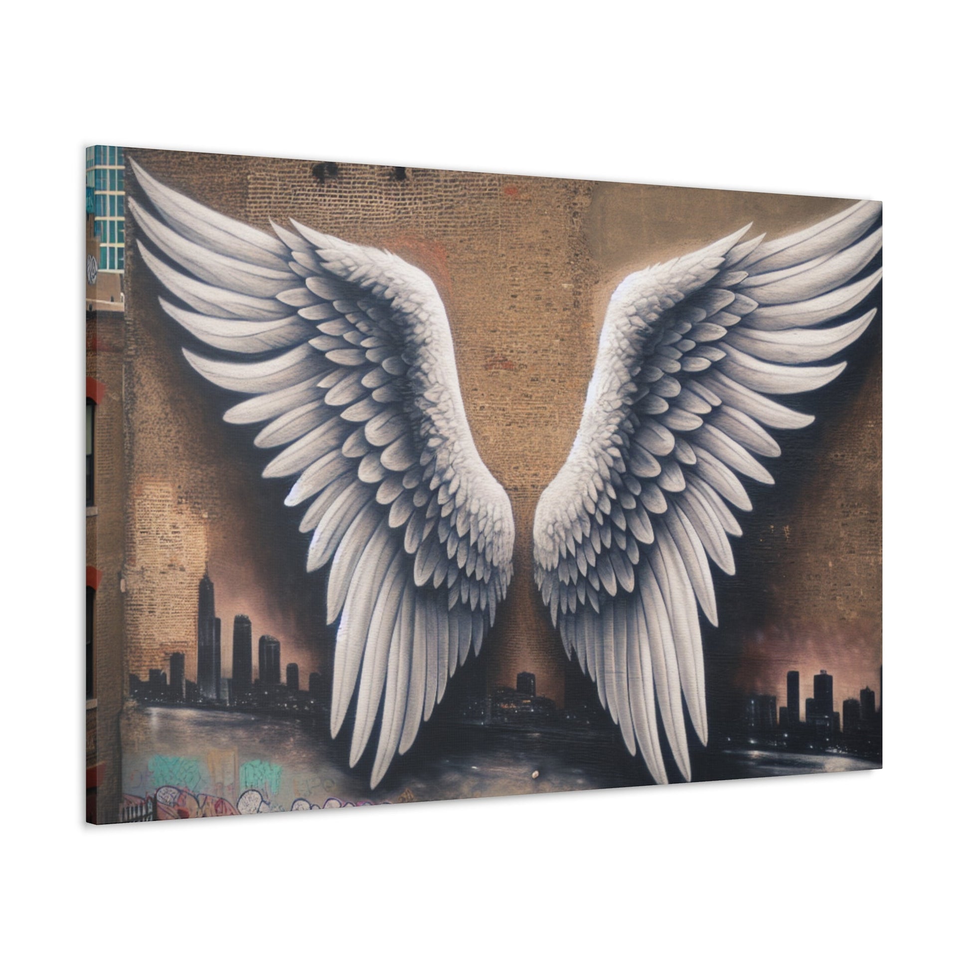 "Symphonic Wings: Urban Harmony" - Canvas - Authentic4Us