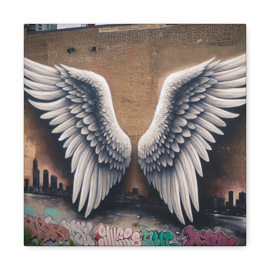 "Symphonic Wings: Urban Harmony" - Canvas - Authentic4Us