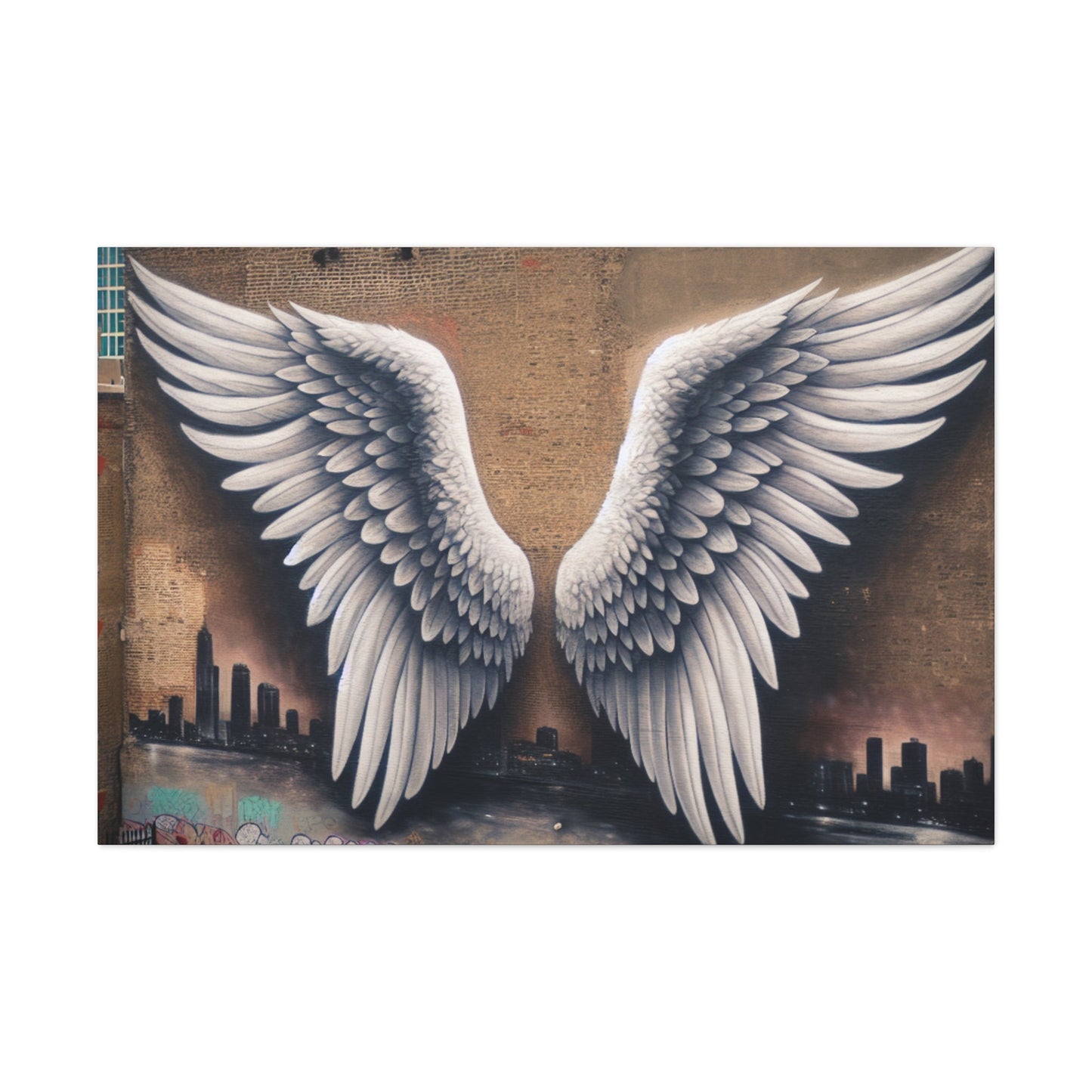 "Symphonic Wings: Urban Harmony" - Canvas - Authentic4Us