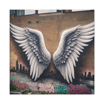 "Symphonic Wings: Urban Harmony" - Canvas - Authentic4Us