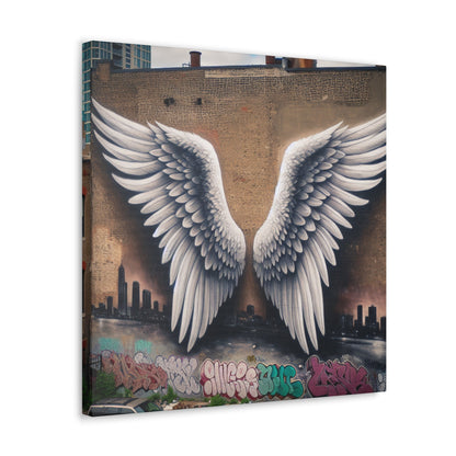 "Symphonic Wings: Urban Harmony" - Canvas - Authentic4Us