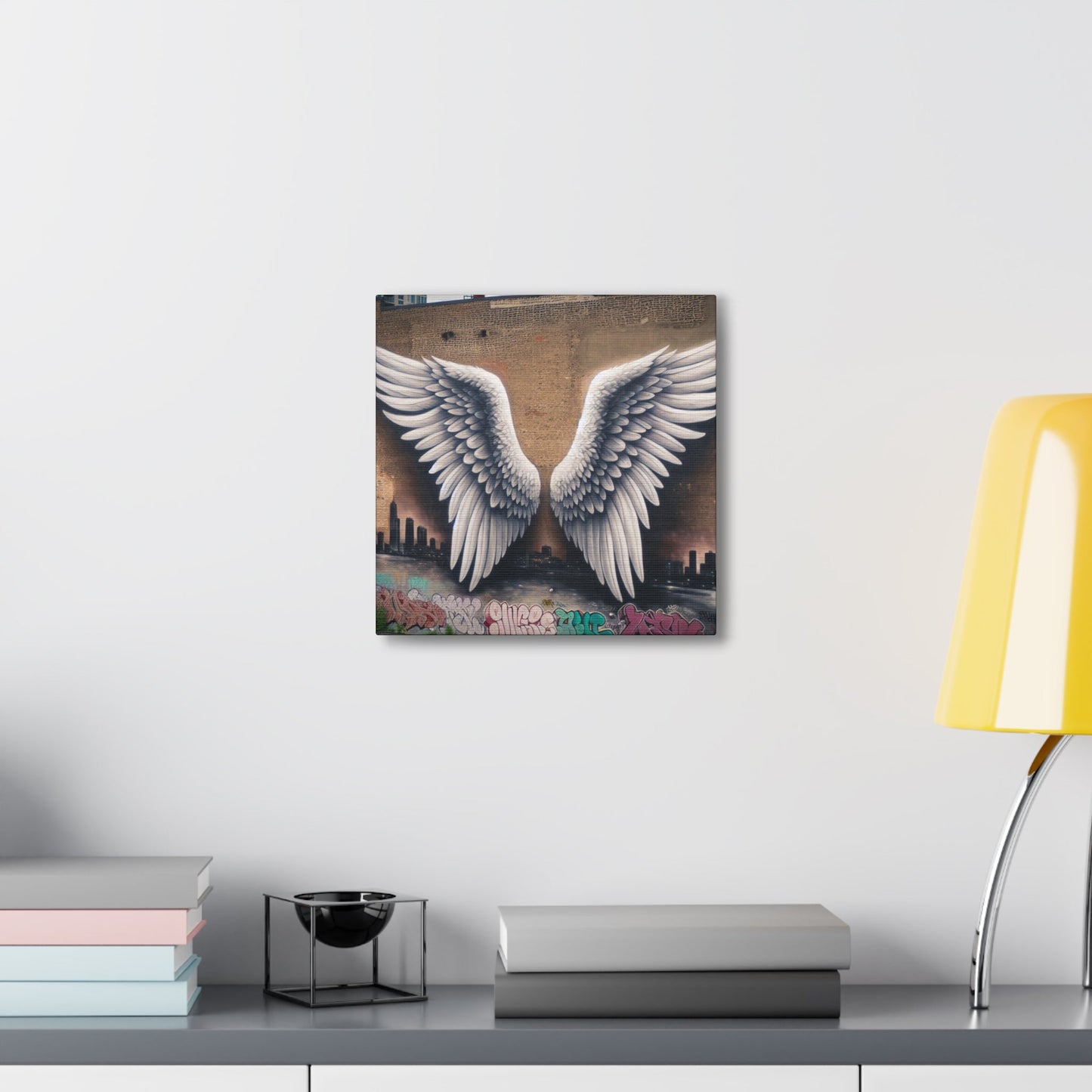 "Symphonic Wings: Urban Harmony" - Canvas - Authentic4Us