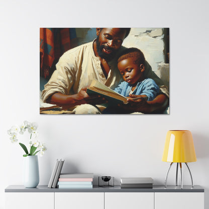 "Teaching Through Tender Moments" - Canvas - Authentic4Us