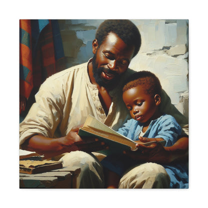 "Teaching Through Tender Moments" - Canvas - Authentic4Us