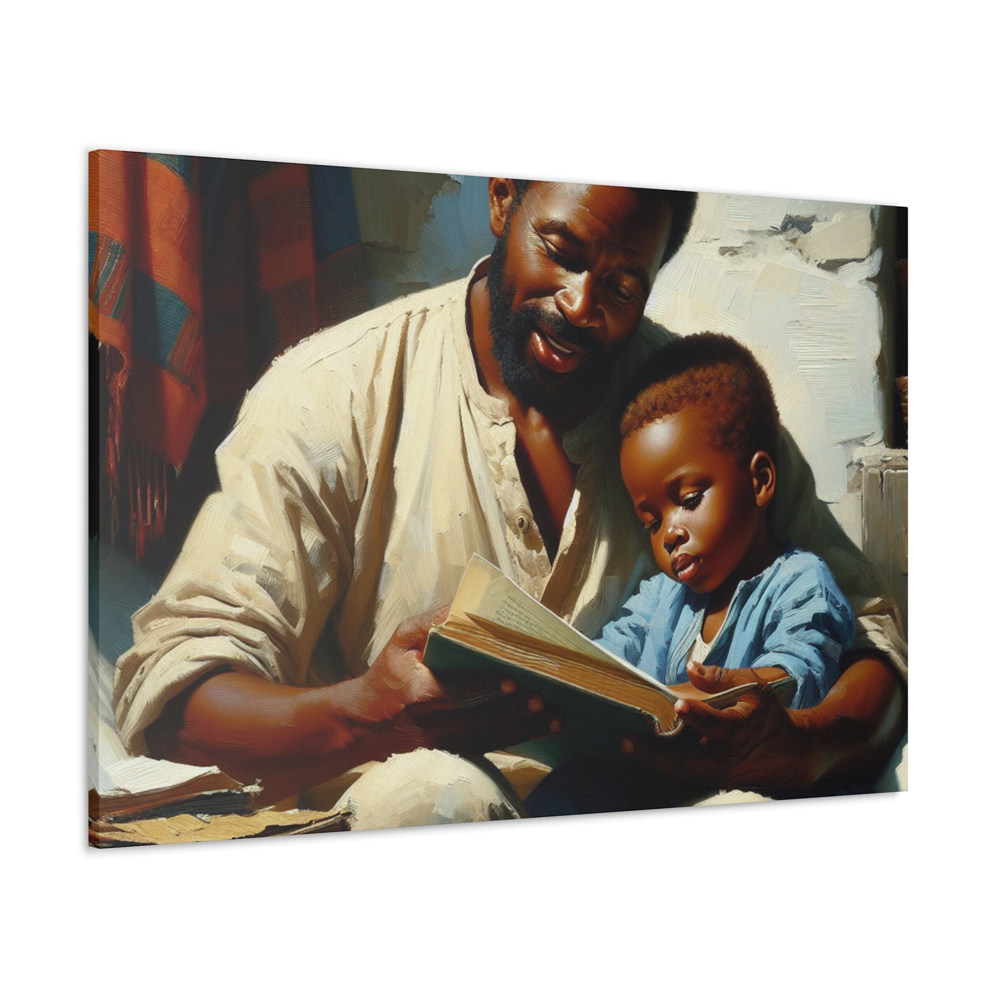 "Teaching Through Tender Moments" - Canvas - Authentic4Us