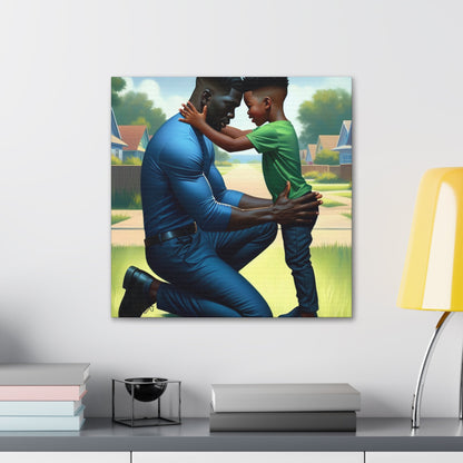 "Tender Bonds: A Father's Love" - Canvas - Authentic4Us