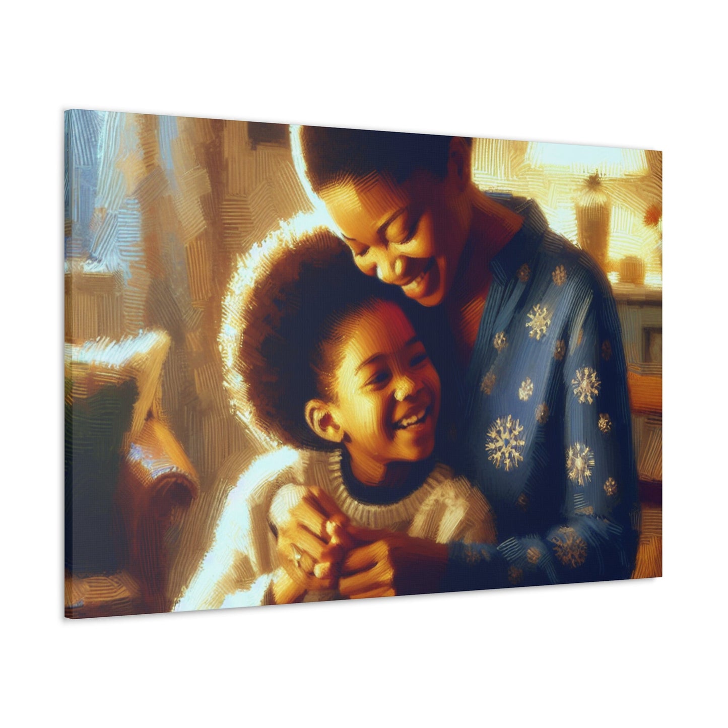 "Tender Embrace: A Mother's Love" - Canvas - Authentic4Us