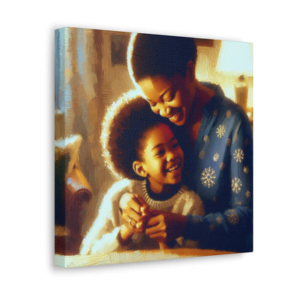 "Tender Embrace: A Mother's Love" - Canvas - Authentic4Us