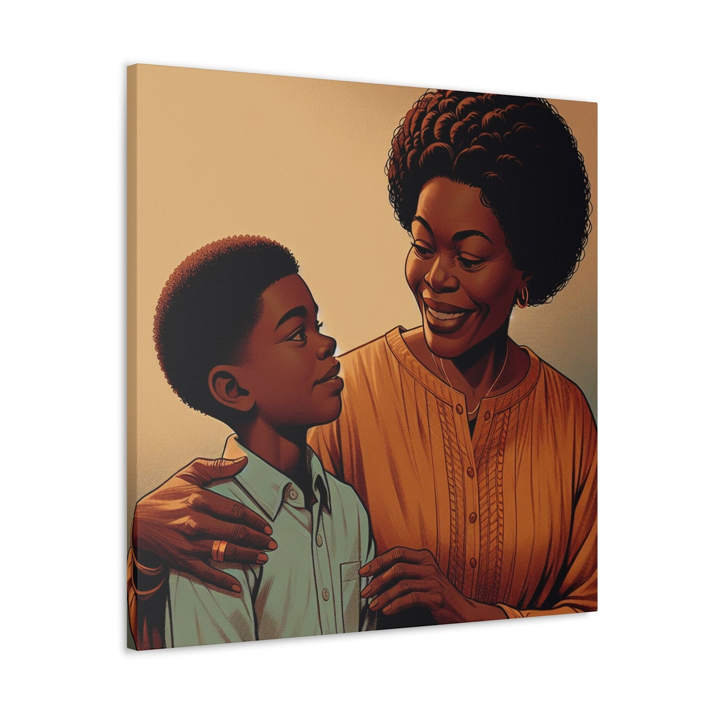 "Tender Moments: A Mother's Love" - Canvas - Authentic4Us