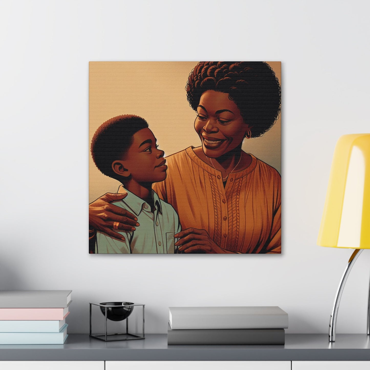 "Tender Moments: A Mother's Love" - Canvas - Authentic4Us