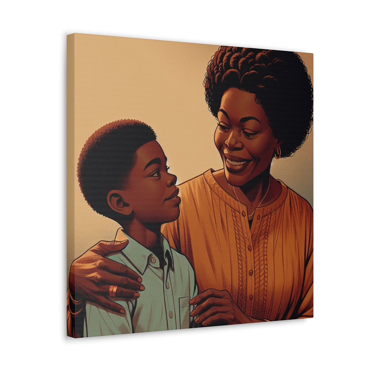 "Tender Moments: A Mother's Love" - Canvas - Authentic4Us