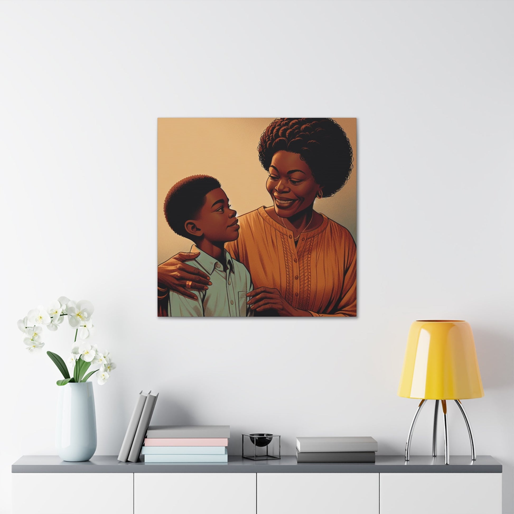 "Tender Moments: A Mother's Love" - Canvas - Authentic4Us