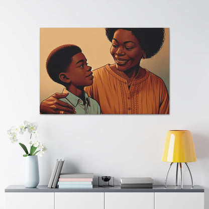 "Tender Moments: A Mother's Love" - Canvas - Authentic4Us