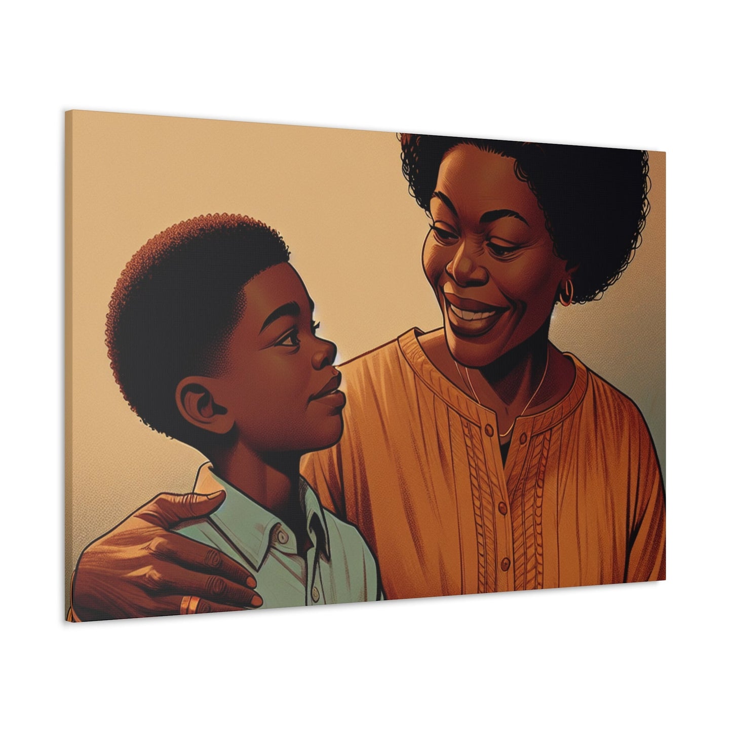 "Tender Moments: A Mother's Love" - Canvas - Authentic4Us