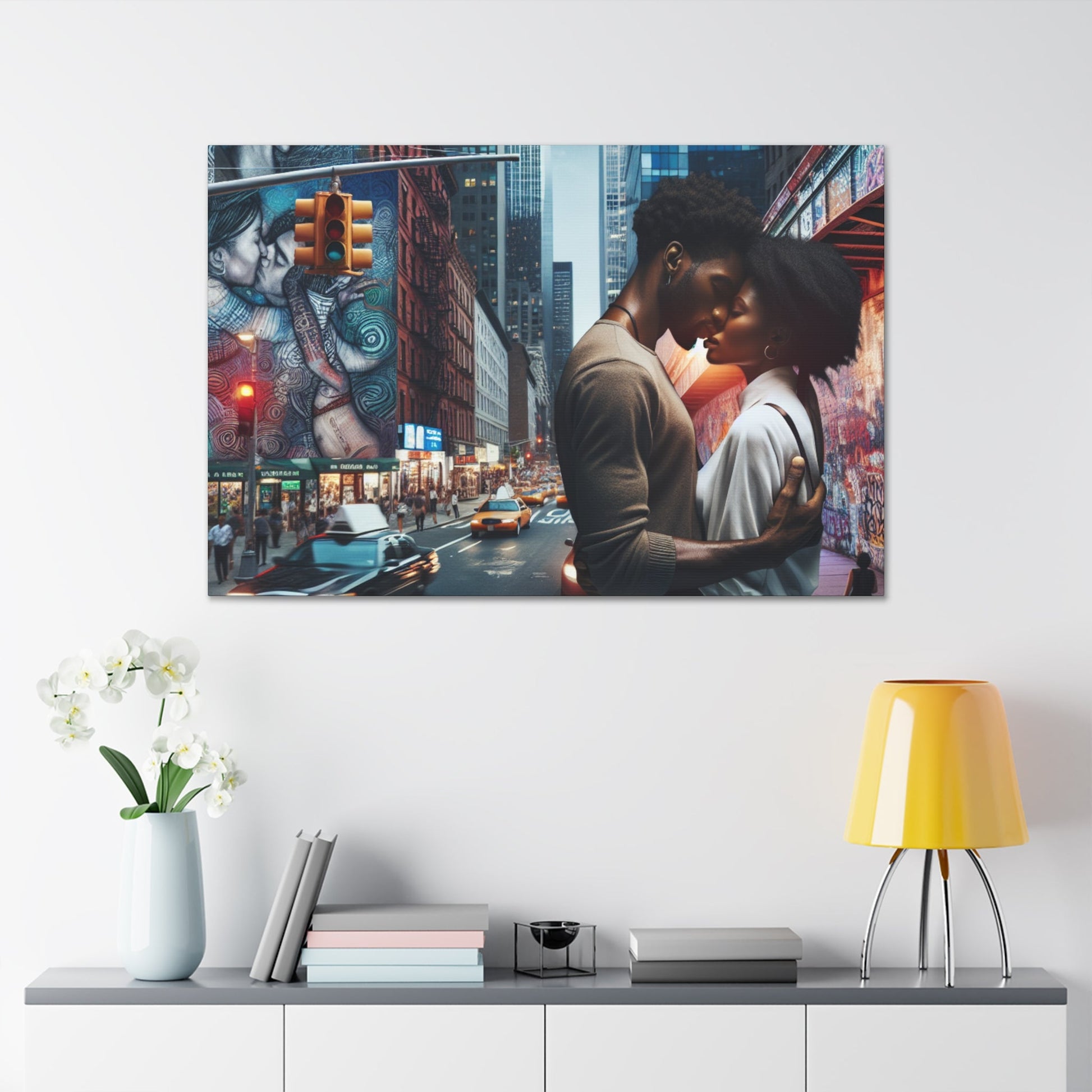 "The Intimate Urban Kiss" - Canvas - Authentic4Us