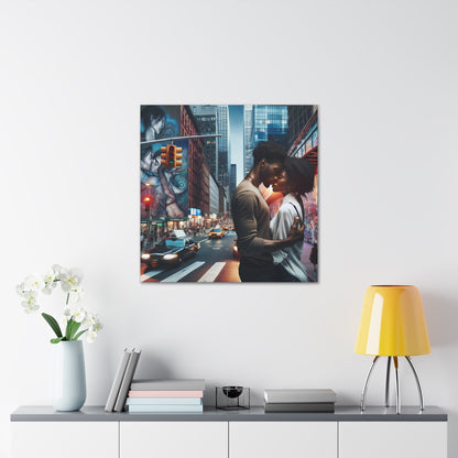 "The Intimate Urban Kiss" - Canvas - Authentic4Us