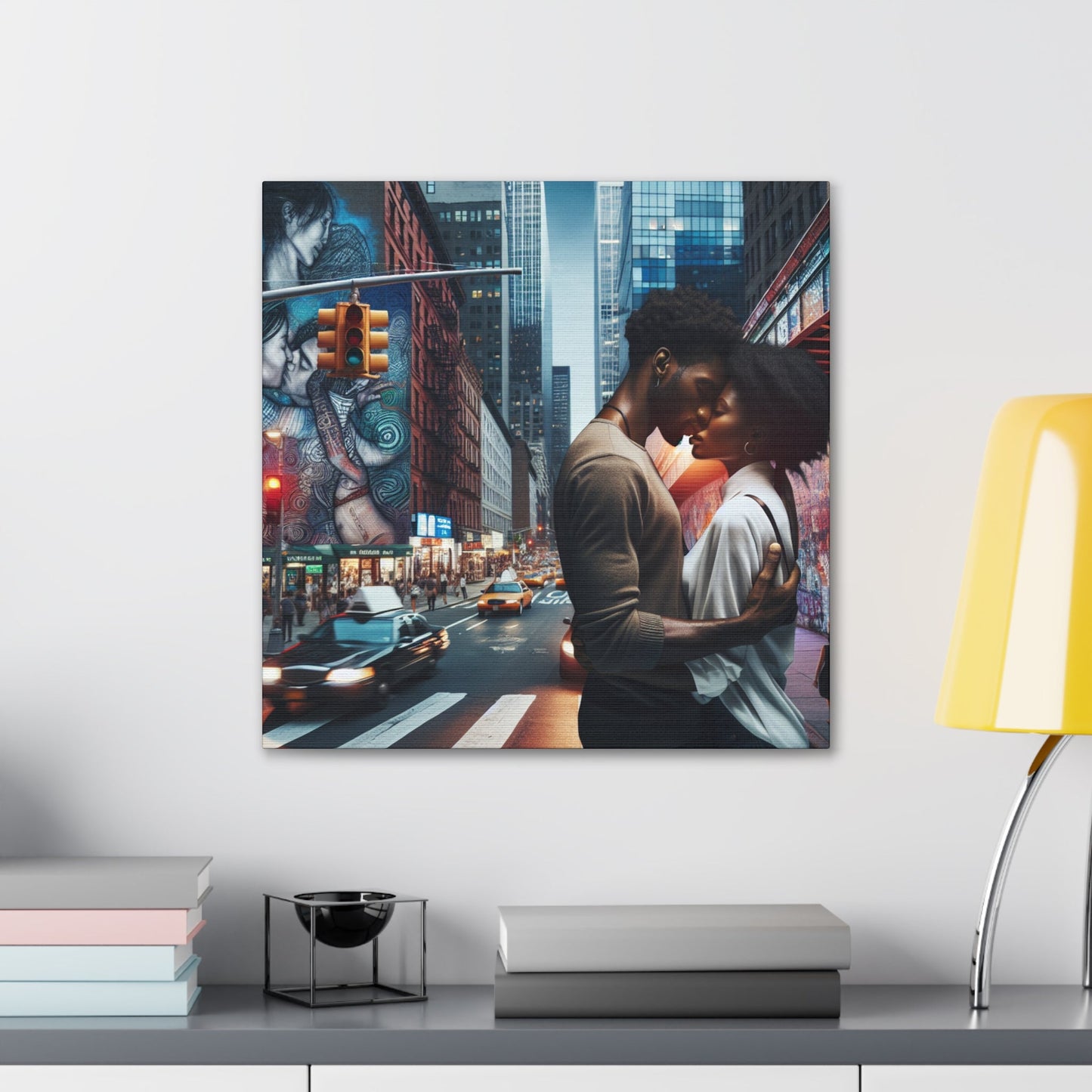 "The Intimate Urban Kiss" - Canvas - Authentic4Us