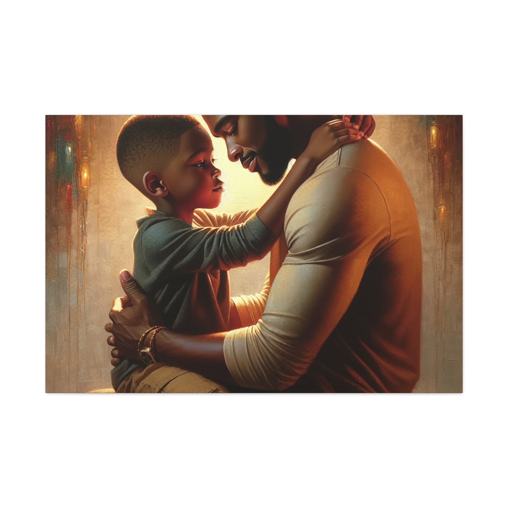 "Unbreakable Father-Son Connection" - Canvas - Authentic4Us