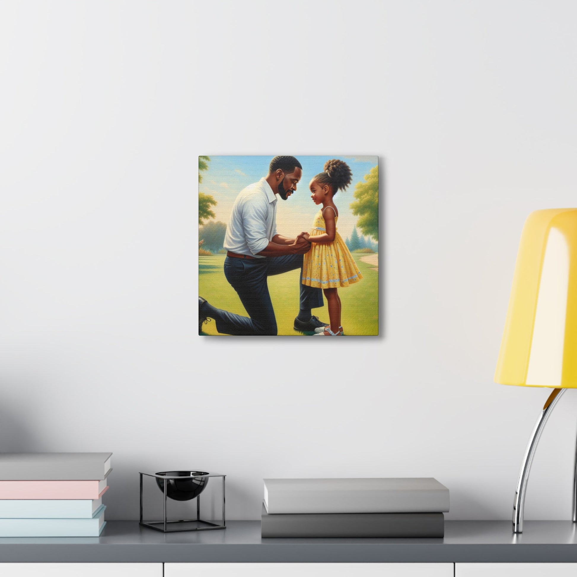 "Unbreakable Love: Father and Daughter" - Canvas - Authentic4Us