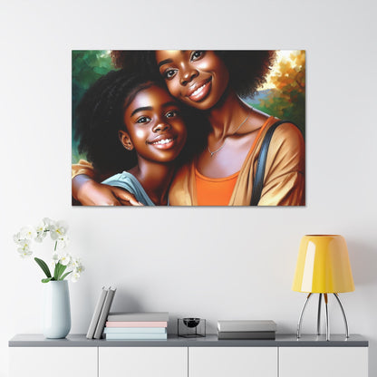 "Unbreakable Mother-Daughter Bond" - Canvas - Authentic4Us