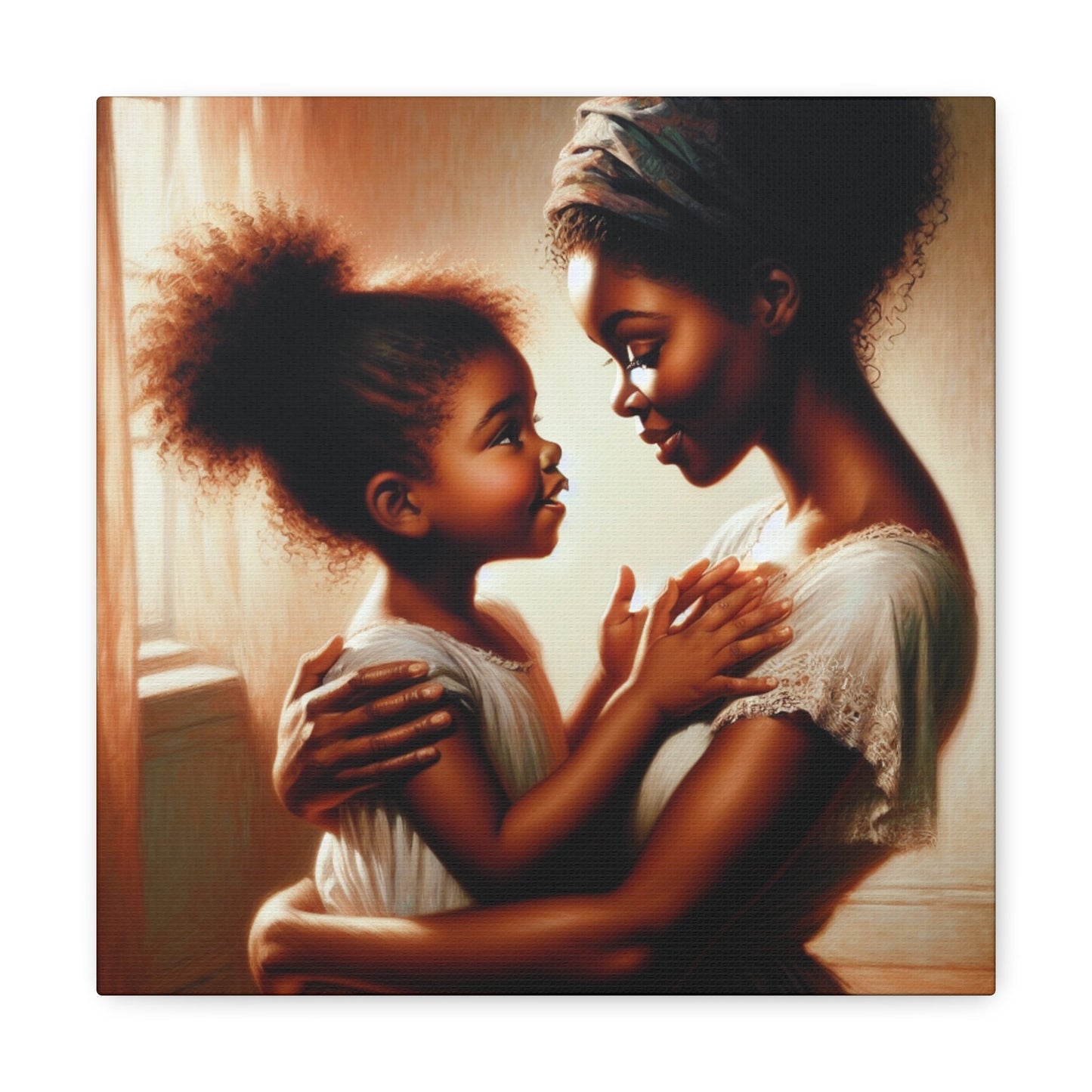 "Unbroken Love: Mother and Daughter" - Canvas - Authentic4Us