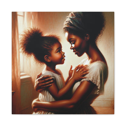 "Unbroken Love: Mother and Daughter" - Canvas - Authentic4Us