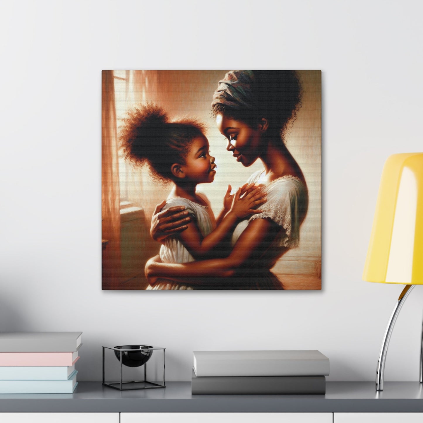 "Unbroken Love: Mother and Daughter" - Canvas - Authentic4Us