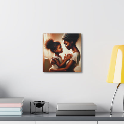 "Unbroken Love: Mother and Daughter" - Canvas - Authentic4Us