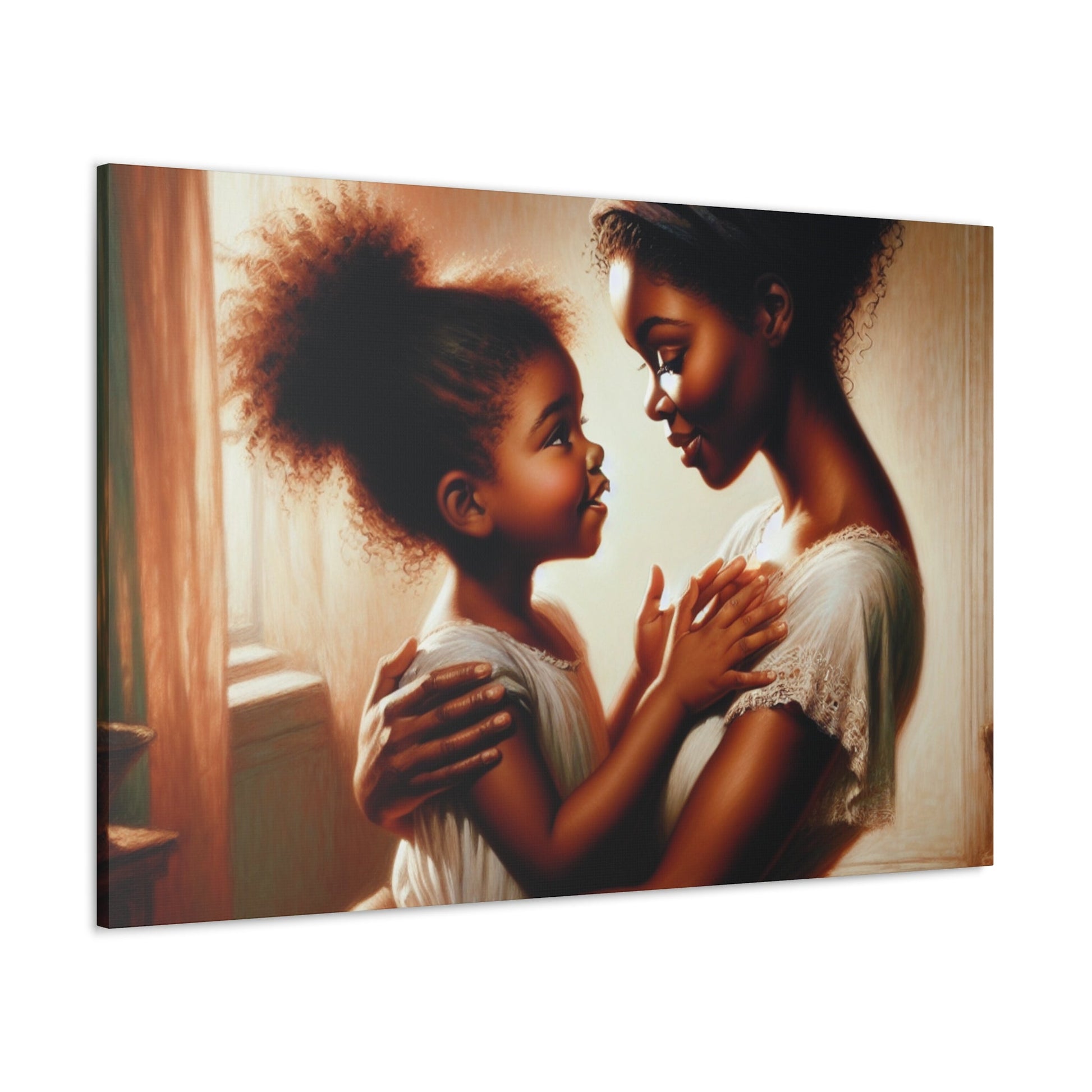 "Unbroken Love: Mother and Daughter" - Canvas - Authentic4Us