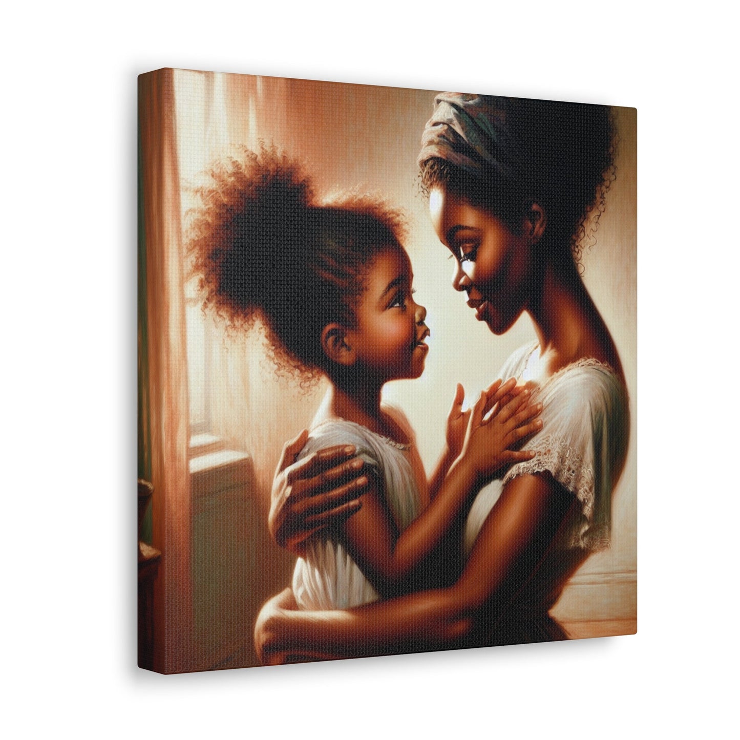 "Unbroken Love: Mother and Daughter" - Canvas - Authentic4Us