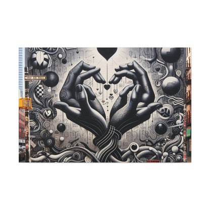 "Urban Dreamscape: Surreal Mural Art" - Canvas - Authentic4Us