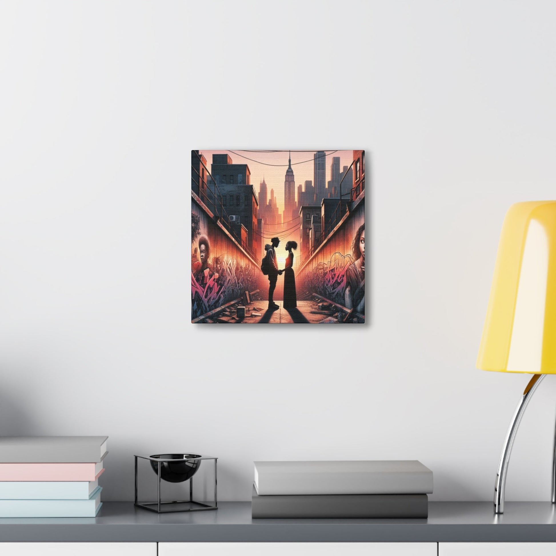 "Urban Love: Sunset in NYC" - Canvas - Authentic4Us