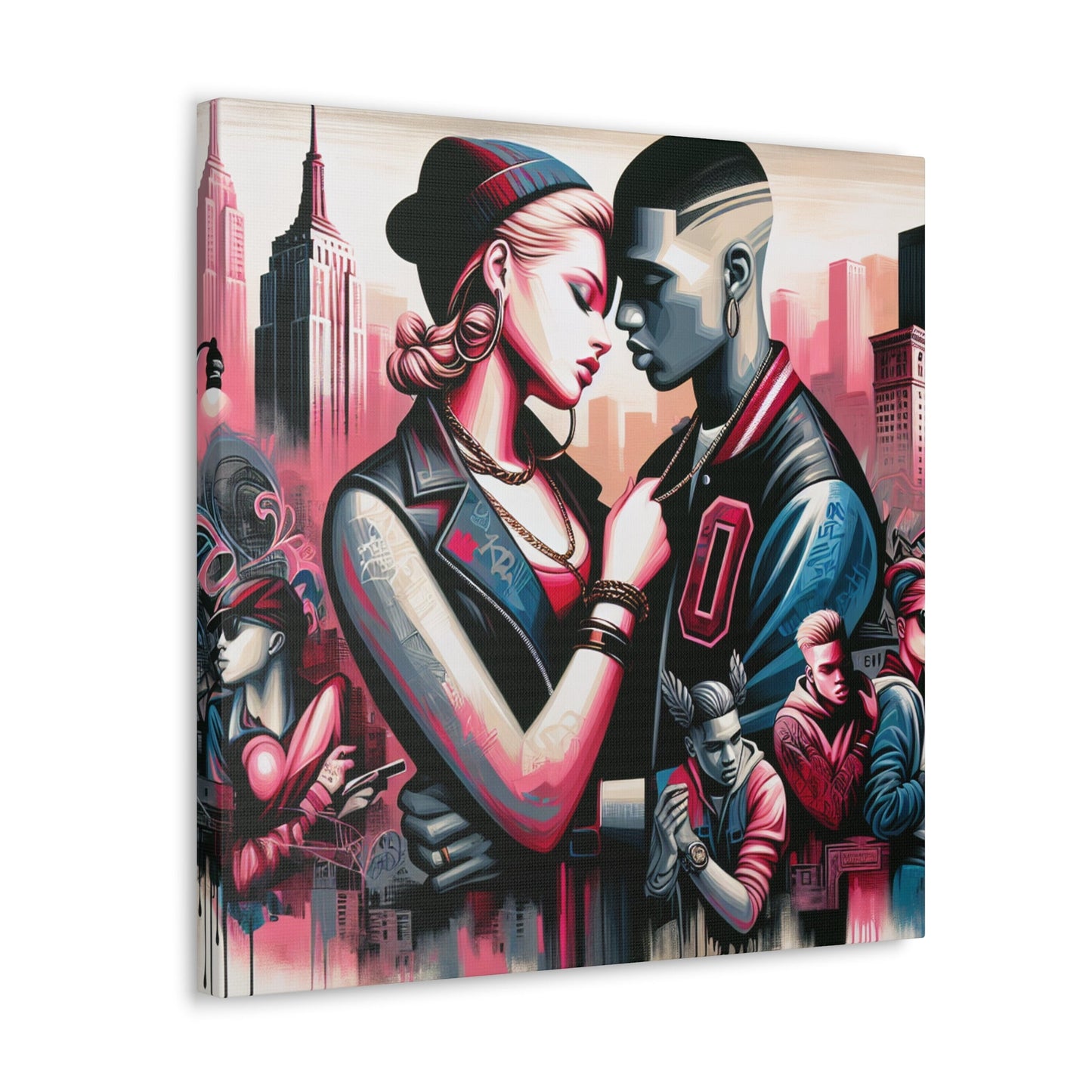 Urban Visions: A Contemporary Canvas - Canvas - Authentic4Us