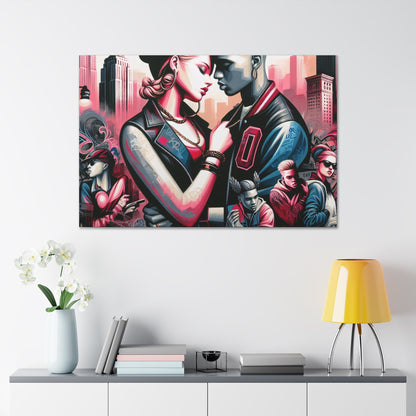 Urban Visions: A Contemporary Canvas - Canvas - Authentic4Us